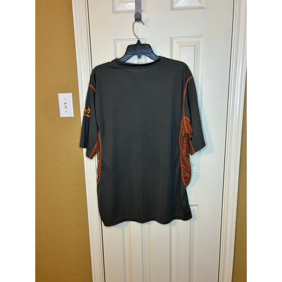 Realtree Performance Hunting Men’s Shirt Gray Orange US XL Polyester Logo - Picture 2 of 9